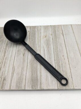 Farberware Solid Serving Ladle Black 11 3/4" Spoon Serving